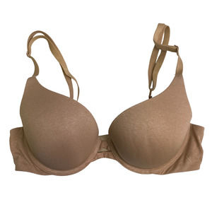 VICTORIA'S SECRET Bra 34B Perfect Shape Convertible Taupe Padded